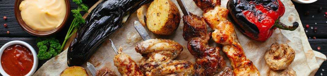 Gemischte Platten vom Grill