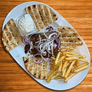 Gyros vom Schweinenacken