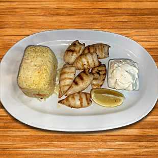 Baby-Kalamari gegrillt